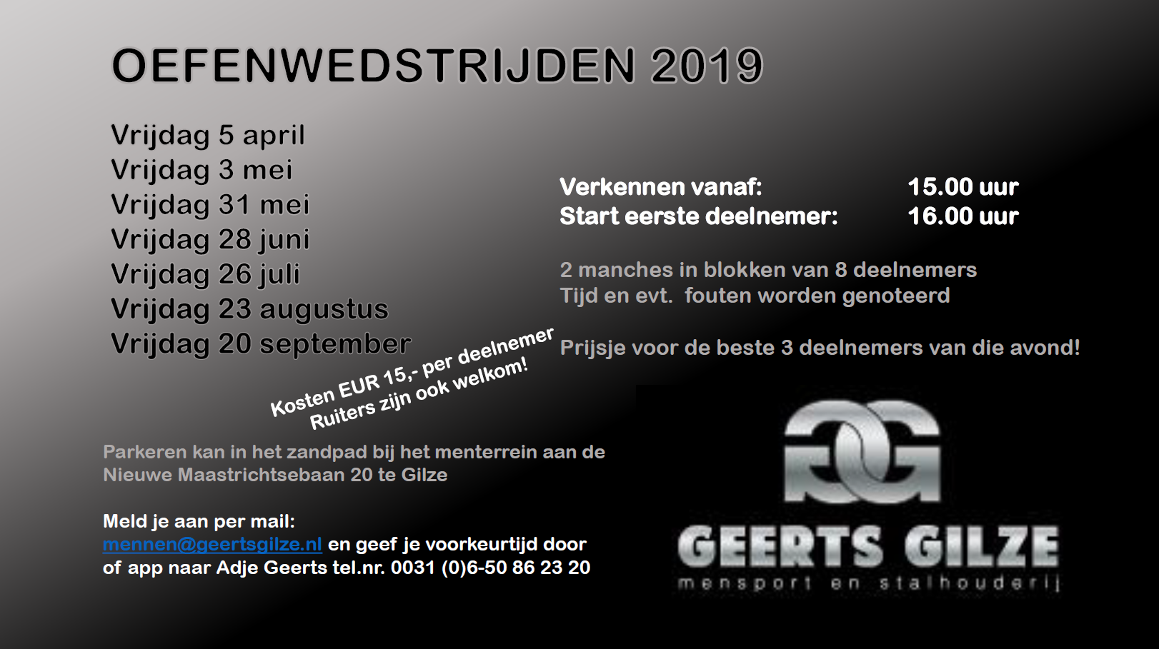 Oefenwedstrijd 2019